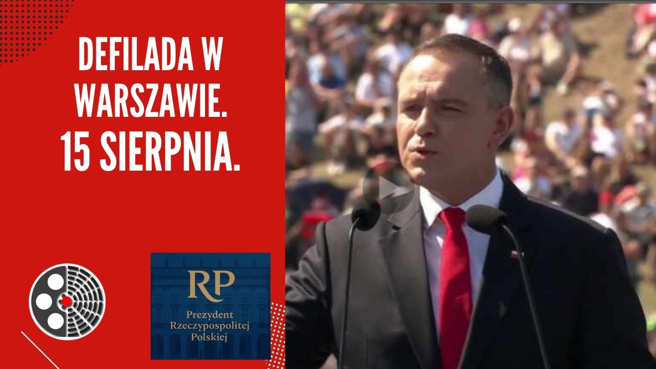 [MON]: Karol Nawrocki - Defilada w Warszawie. 15 sierpnia.