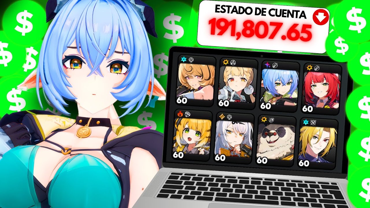 Lo que GASTÉ para tener a TODOS los personajes de un juego GACHA