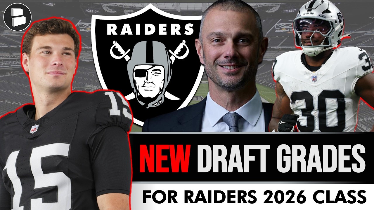 NEW Las Vegas Raiders 2026 Draft Grades After Full Offseason, Preseason & Roster Cuts
