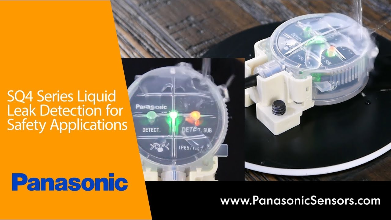 Panasonic SQ4 Series Safety Liquid Leak Sensor Demonstration