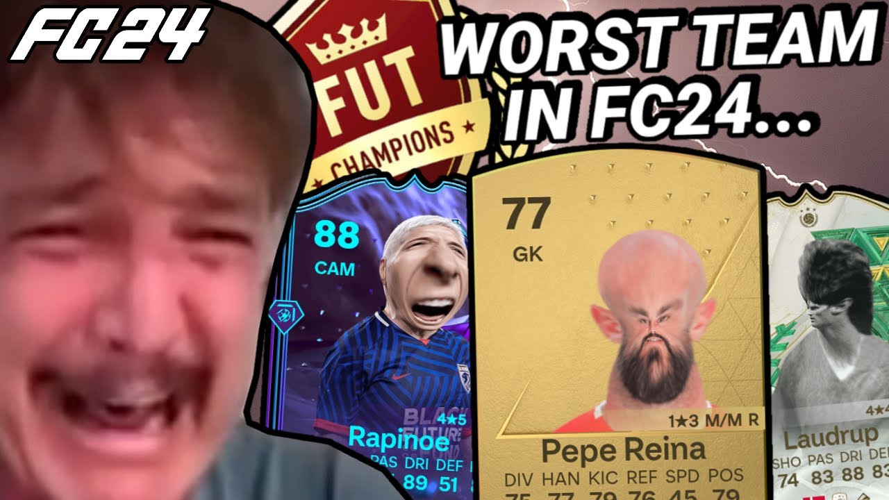 playing CHAMPS with cards i HATE in FC24...