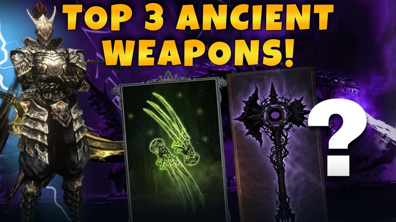 Top 3 Must Have Ancient Weapons | Shadow Hunter Lost World