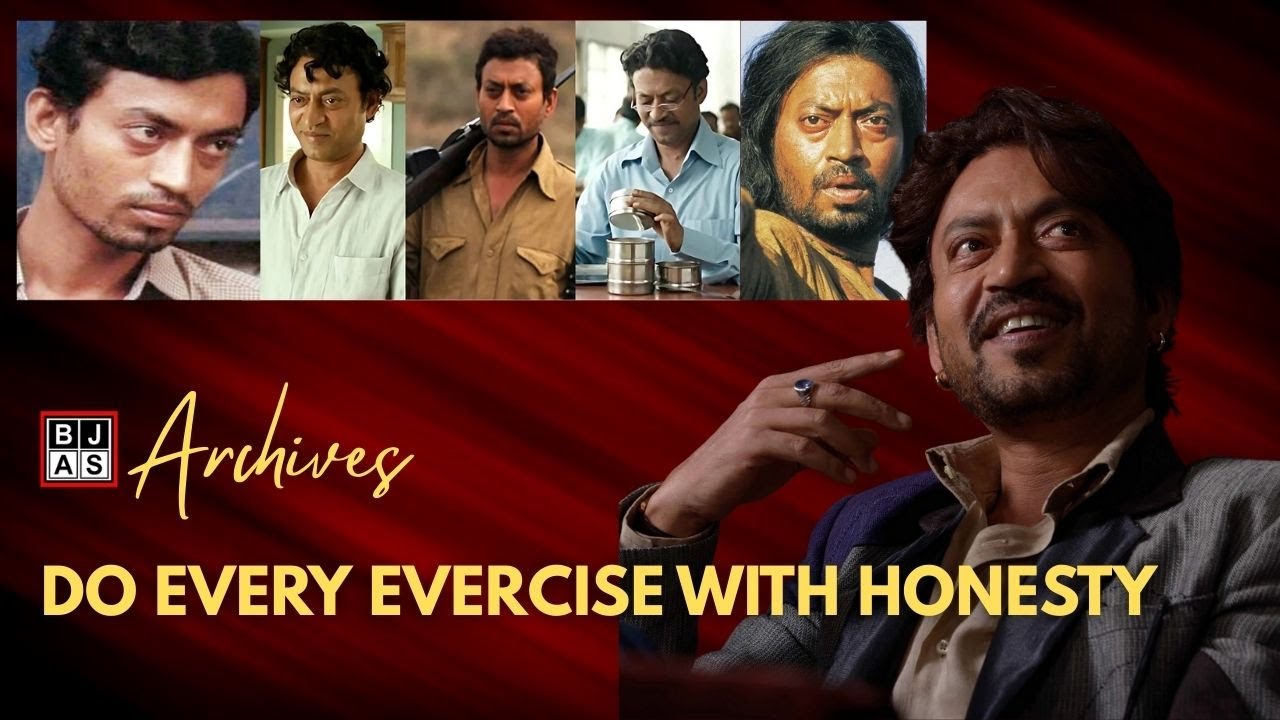 Выполняйте каждое упражнение честно. #irrfankhan #acting #barryjohnactingstudio