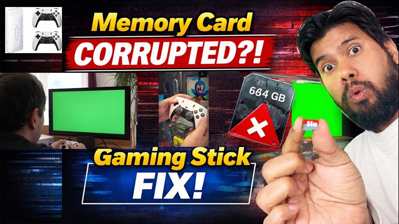 Gaming Stick Memory Card Corruption Problem | Reasons, Solution & Prevention | AMTVPro