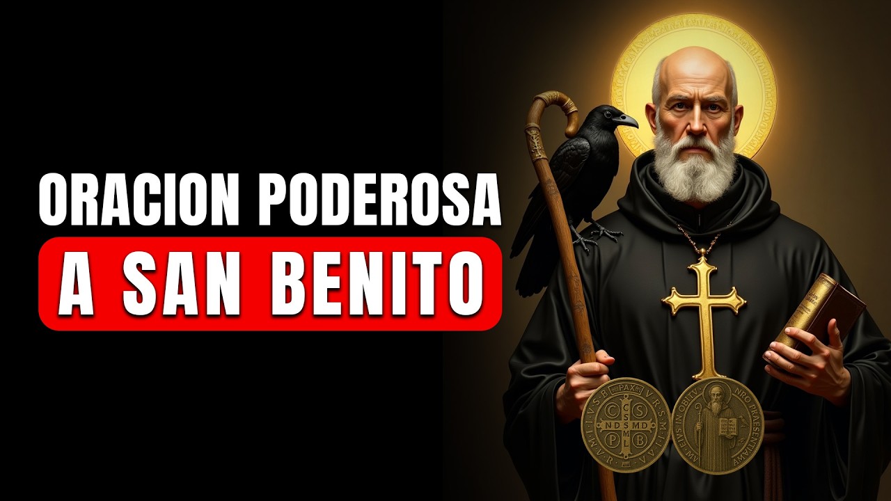 ORACIÓN A SAN BENITO, PARA EXPULSAR PROBLEMAS POBREZA, DEUDAS, DESEMPLEO, ENVIDIAS Y BRUJERÍAS