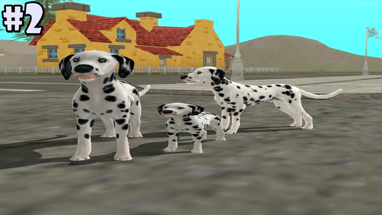 Dog Sim Online - Dalmatian : Raise a Family - Android / iOS - Gameplay part 2