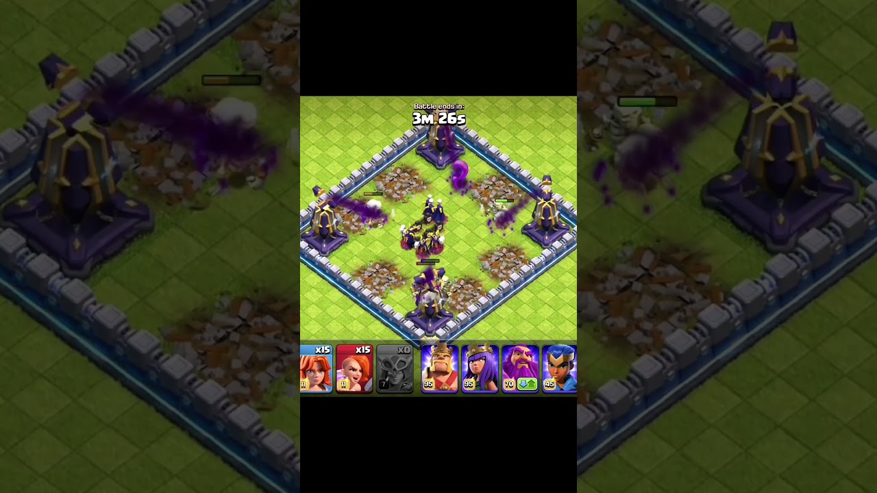 coc monolith vs super witch | clash of clans | coc | coclive |coc new event | coc new challenge