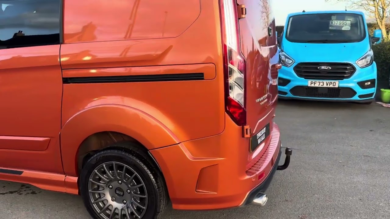 Ford custom ms-rt Ornage glow auto crewvan 