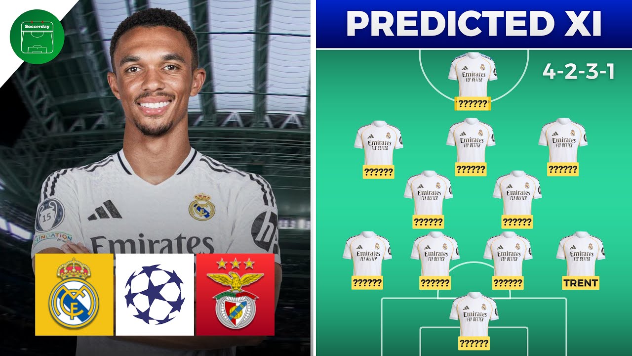 REAL MADRID VS BENFICA LEG 2 🔥 PREDICTED LINEUP ✅ UEFA CHAMPIONS LEAGUE PLAYOFFS