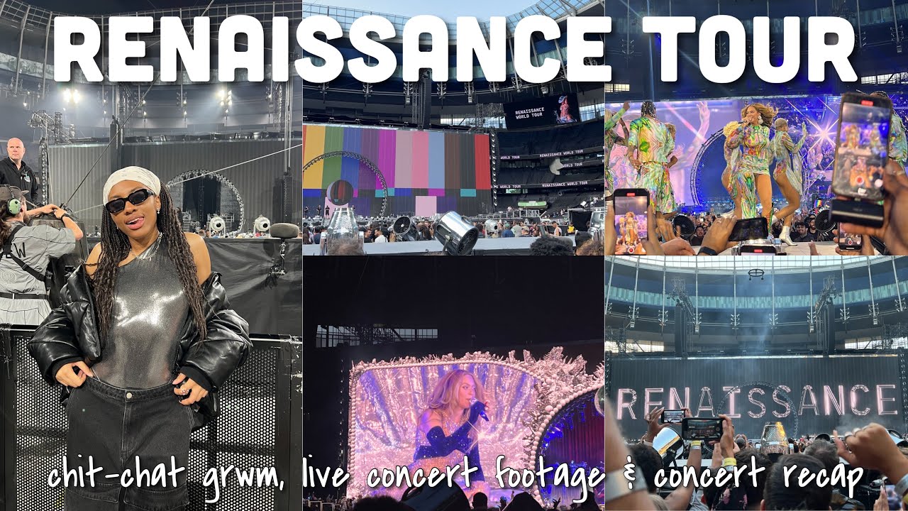 vlog: front row at the Beyoncé Renaissance Tour concert in London (solo) ✰🐝