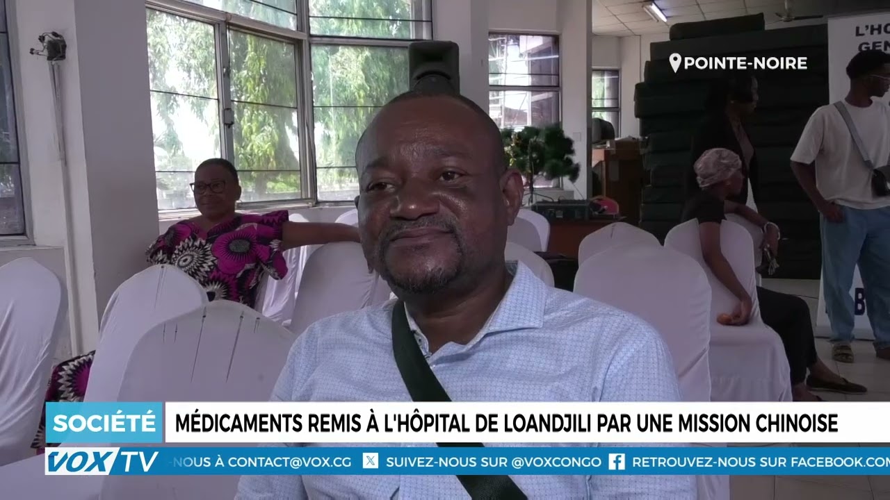 Médicaments remis à l'hôpital de Loandjili par une mission Chinoise