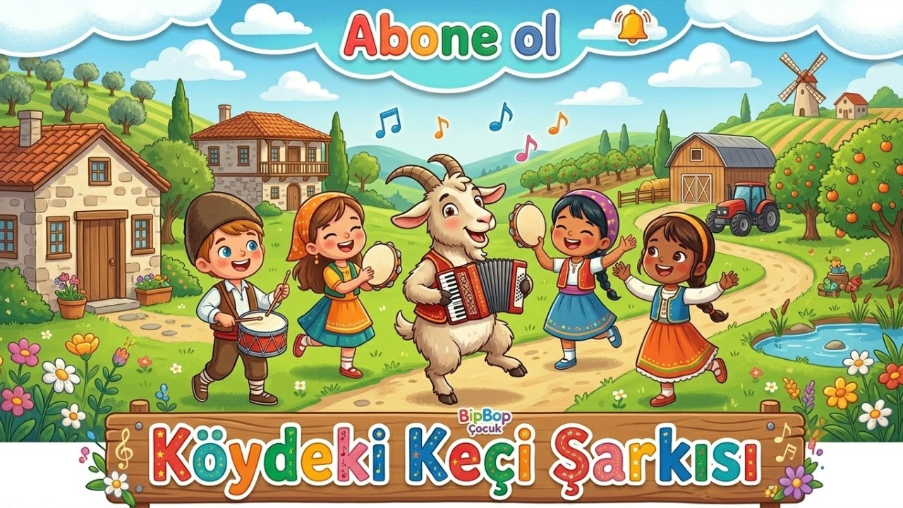 Köydeki Kara Keçi Şarkısı | Eğlenceli Çocuk Şarkıları | BipBop Çocuk