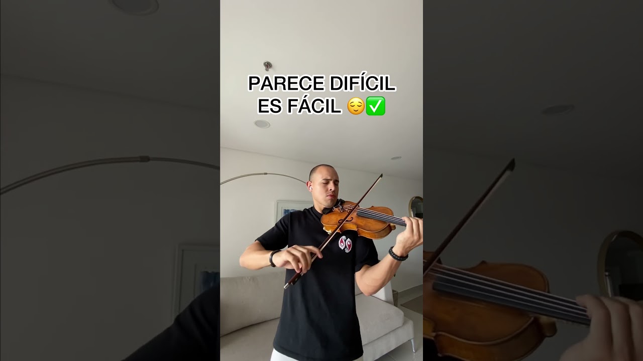 PARECE DIF&Iacute;CIL Y ES F&Aacute;CIL VS PARECE DIF&Iacute;CIL Y ES DIF&Iacute;CIL #violin #violinist #funny