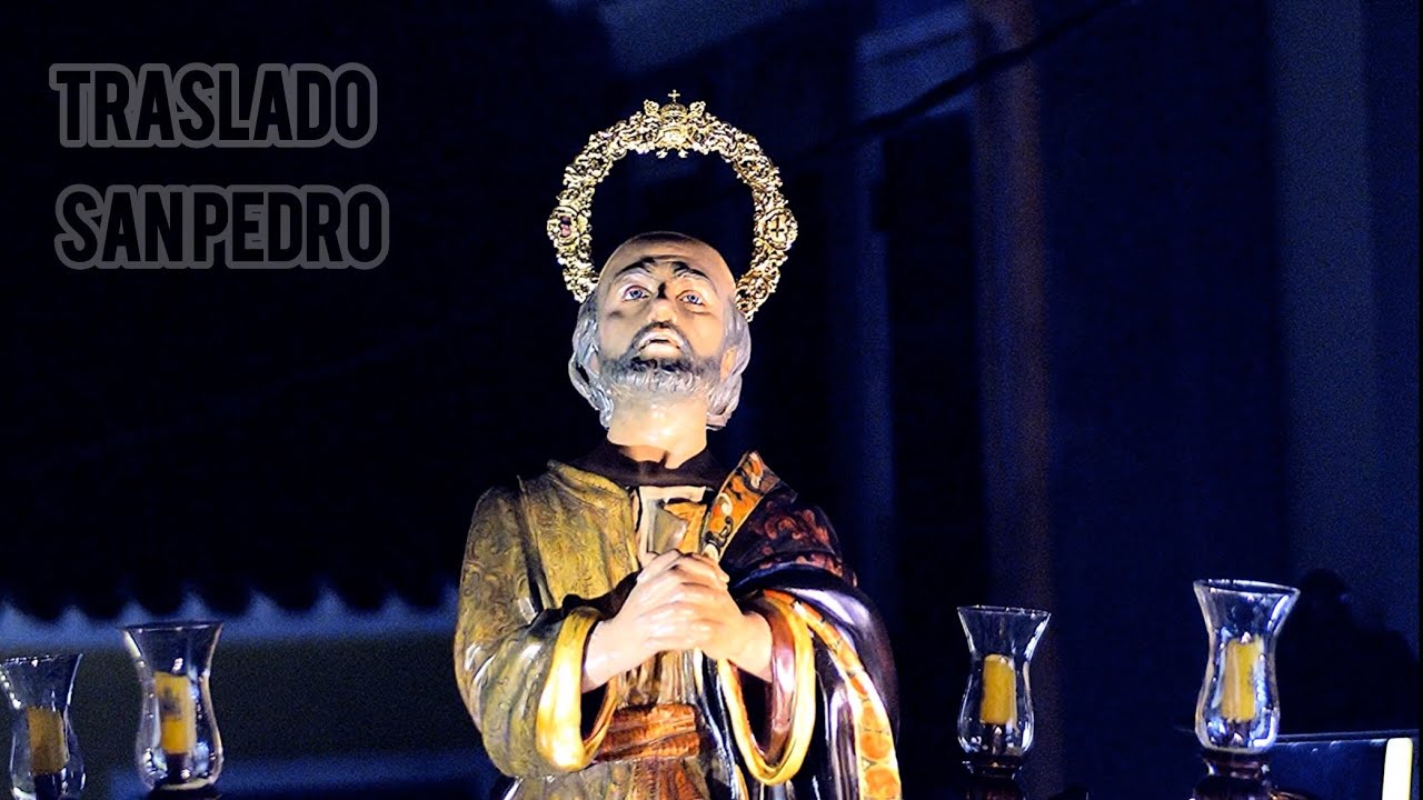 Traslado procesional de San Pedro. Semana Santa de Cieza. Hiram Salmeron.