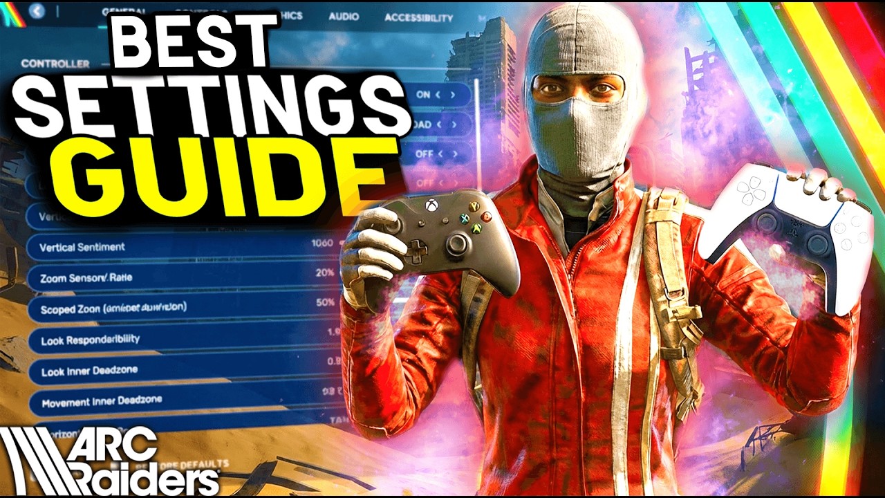 The #1 𝗖𝗢𝗡𝗧𝗥𝗢𝗟𝗟𝗘𝗥 + 𝗚𝗥𝗔𝗣𝗛𝗜𝗖𝗦 + 𝗖𝗥𝗢𝗦𝗦𝗛𝗔𝗜𝗥 Settings for Arc Raiders