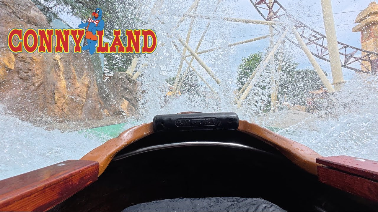 Wildwasserbahn – Onride im Conny-Land [4K]