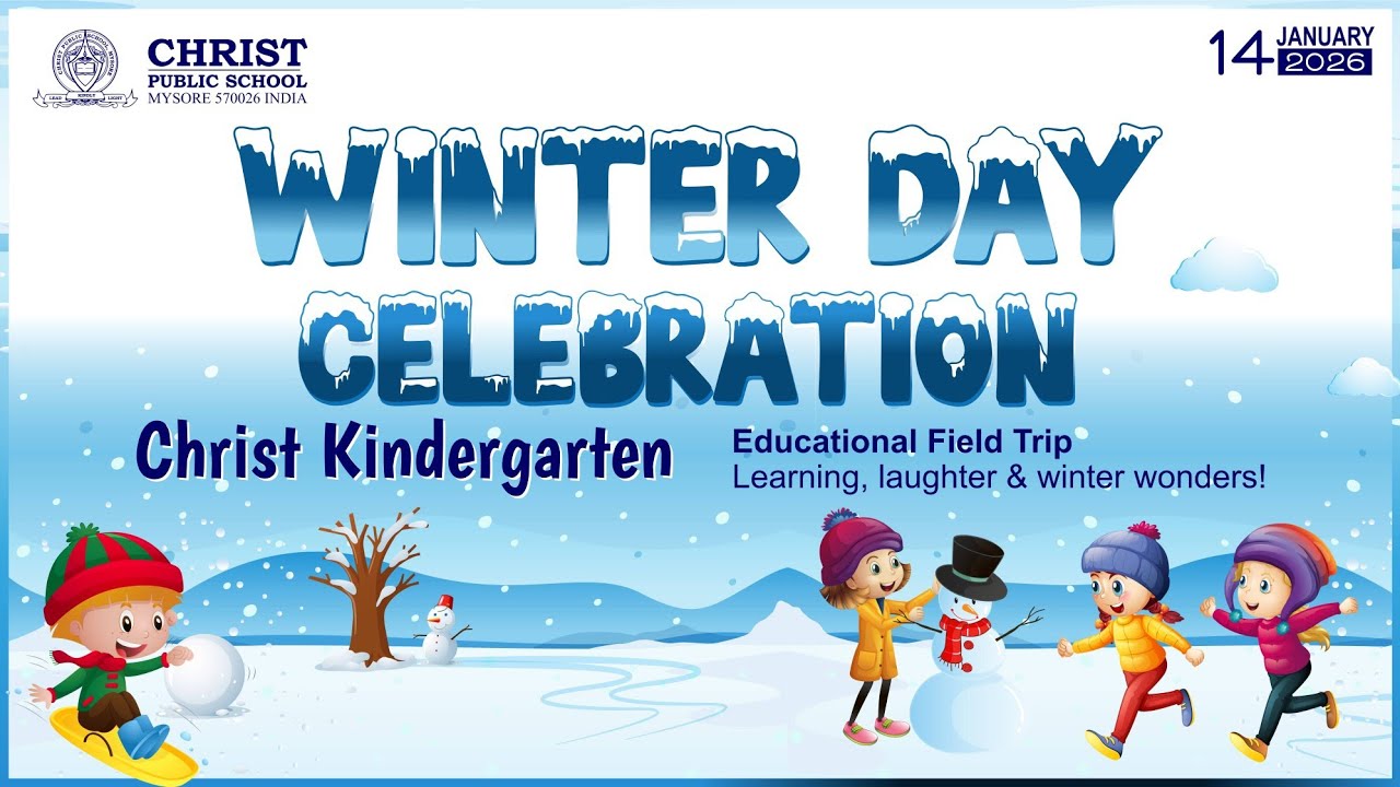 KG Winter Day Field Trip Christ Public School, Mysuru: 14 January 2026