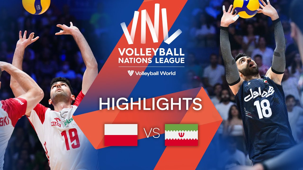 🇵🇱 POL vs. 🇮🇷 IRI - Highlights Quarter Finals | Men's VNL 2022