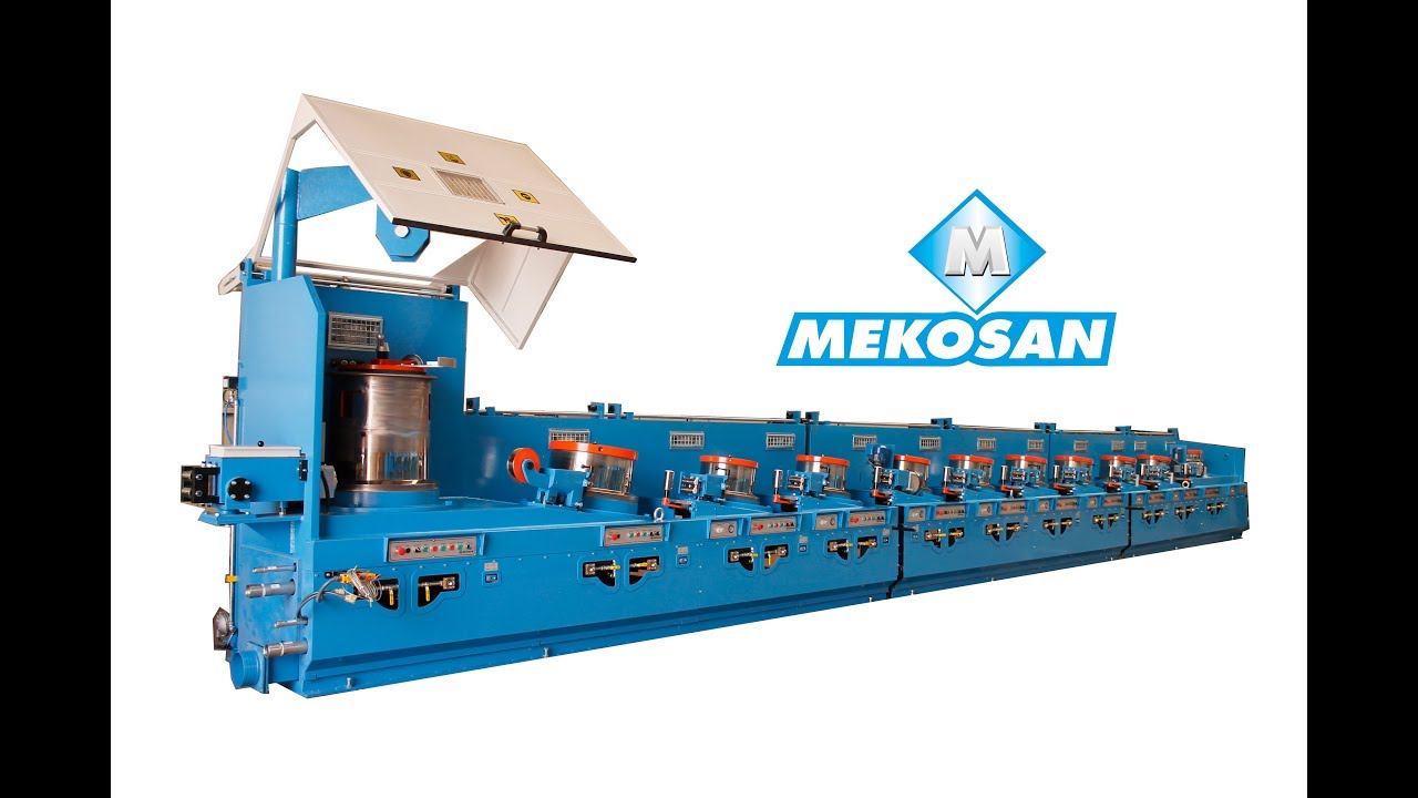 WIRE DRAWING MACHINE   TEST IN MEKOSAN FACTORY