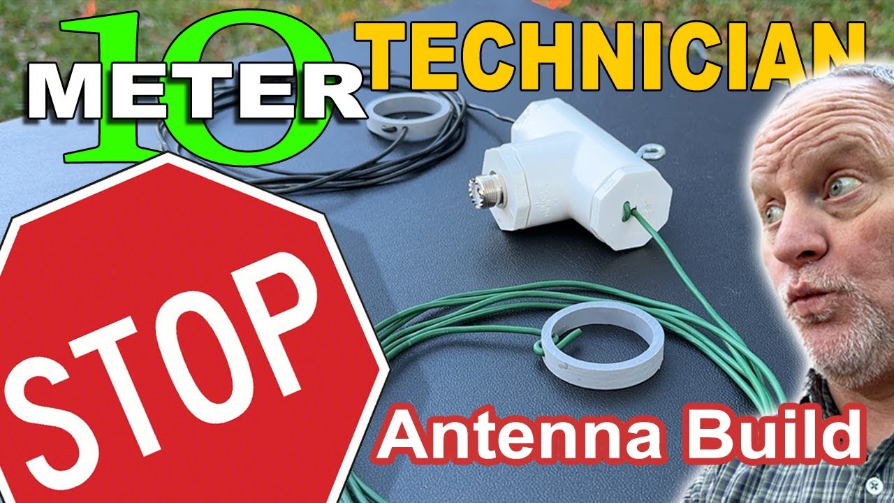 How To Build A 10 Meter Half Wave Dipole Antenna for 10 Meter Ham Radio
