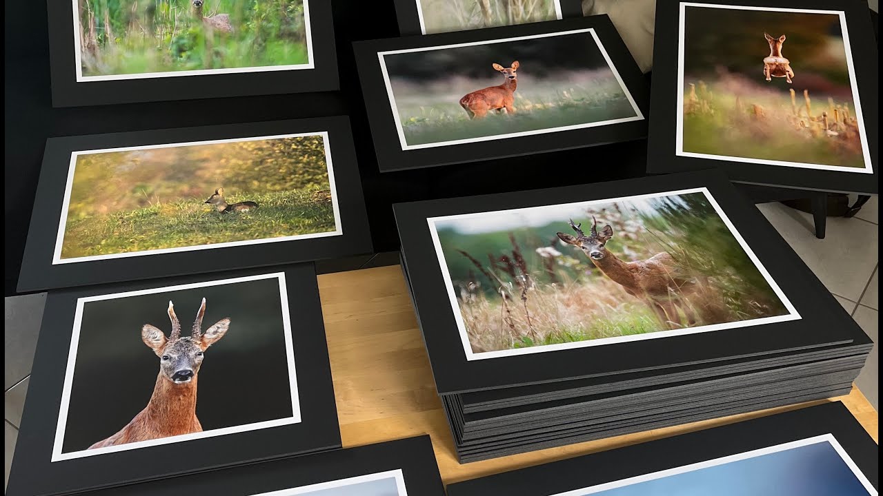 Technique de contre collage de tirage photo sur support carton mousse