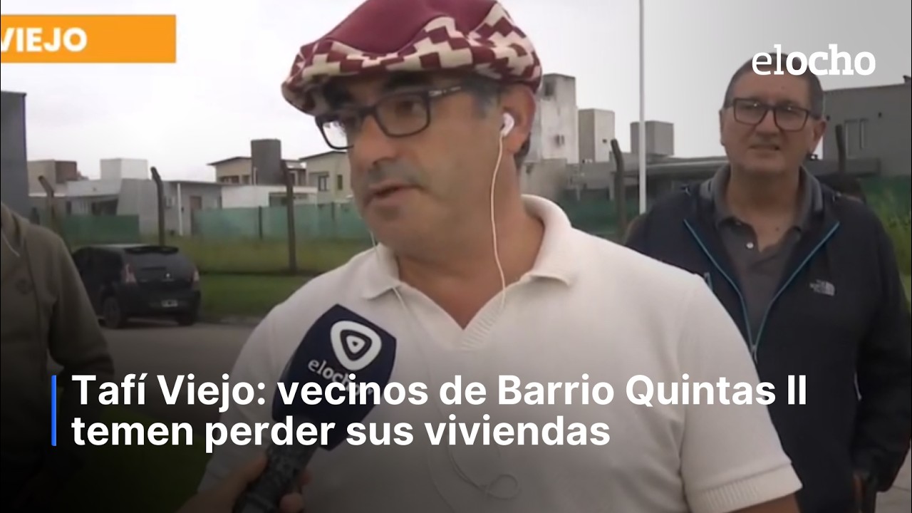 VECINOS DE TAFÍ VIEJO TEMEN PERDER SUS VIVIENDAS