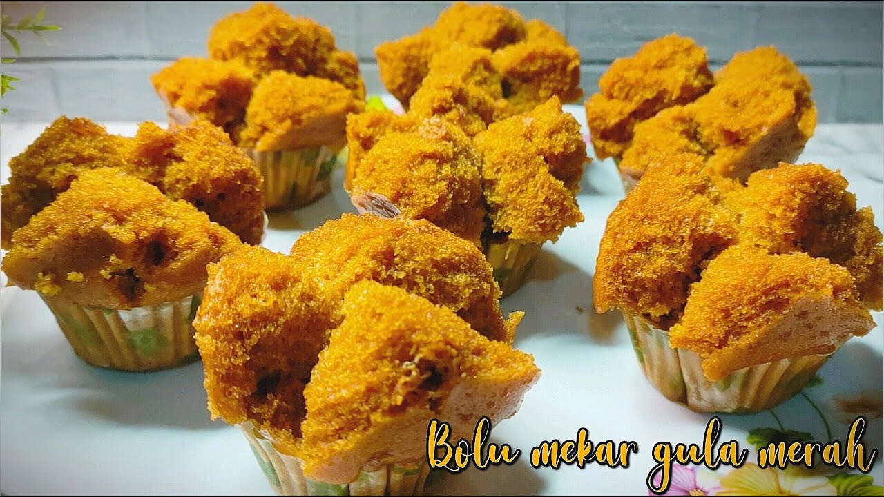 BOLU KUKUS GULA MERAH | Mekar lembut tanpa telur tanpa mixer anti gagal