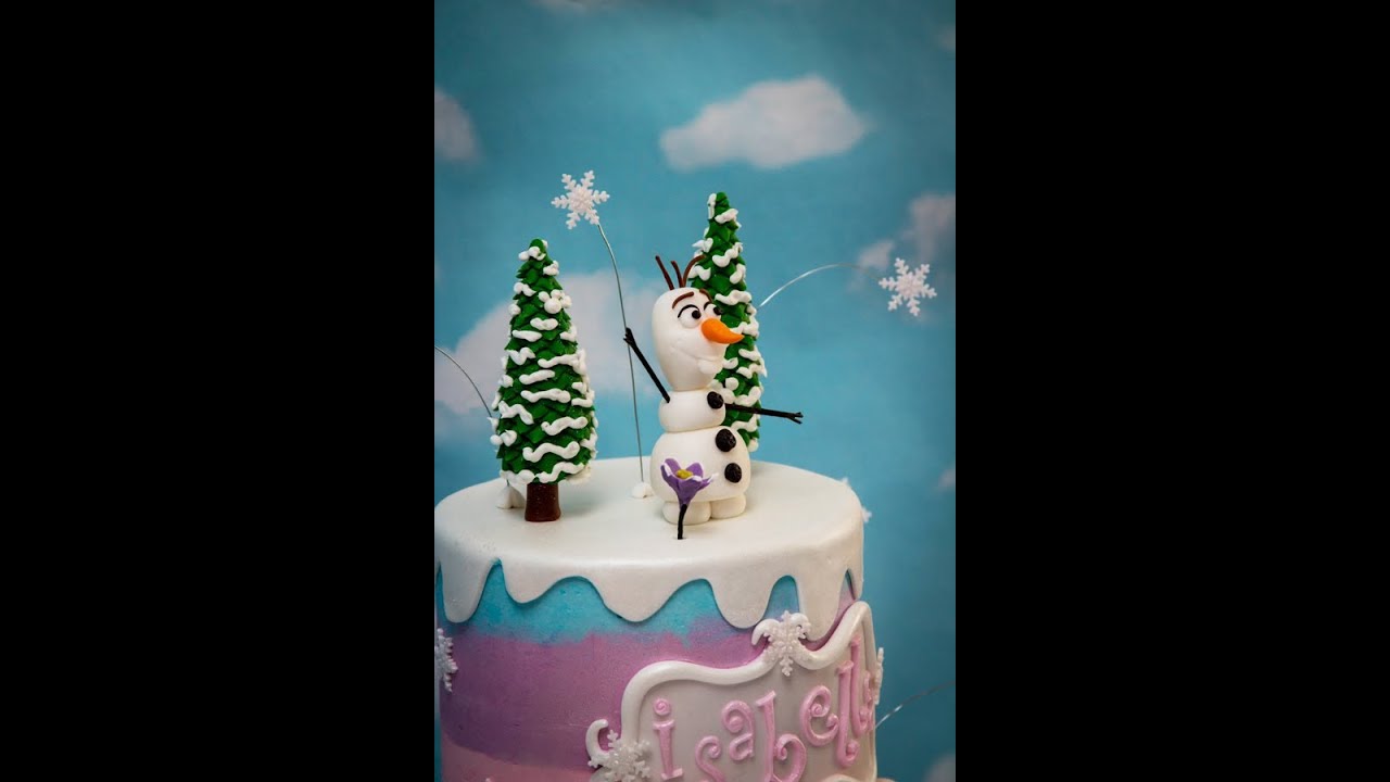 Making Fondant Trees and Olaf Part 2 of 2