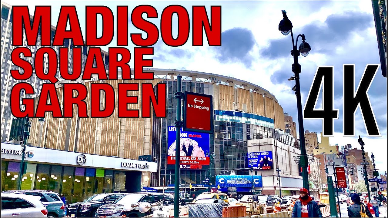 MADISON SQUARE GARDEN [4K] NEW YORK 🗽 (Relaxing Walk)