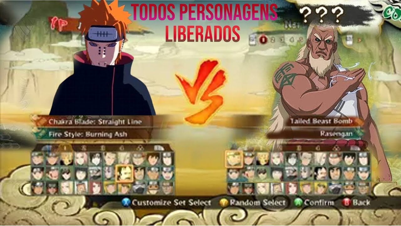 Naruto Ultimate Ninja Storm Revolution ,,  Como Desbloquear Todos os Personagens -
