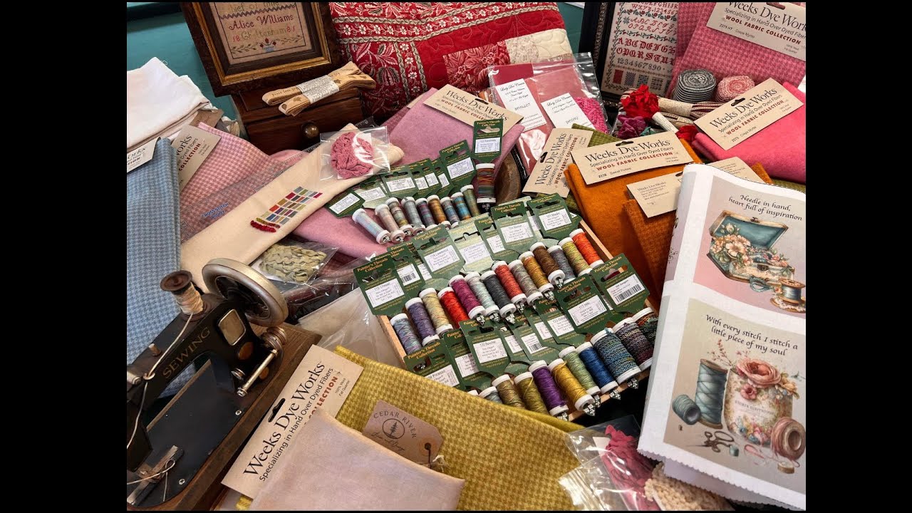 Flosstube #357 - So many new goodies for needleworkers!!