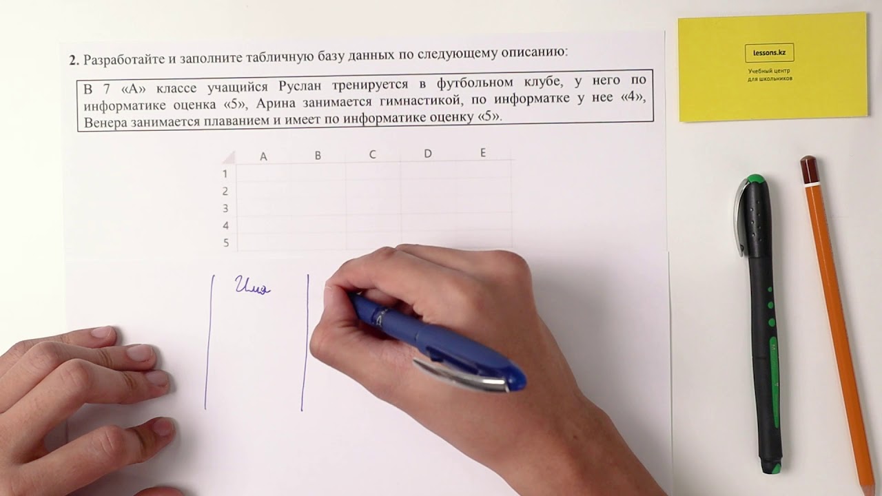 2. Информатика, 9 класс, СОР за II четверть