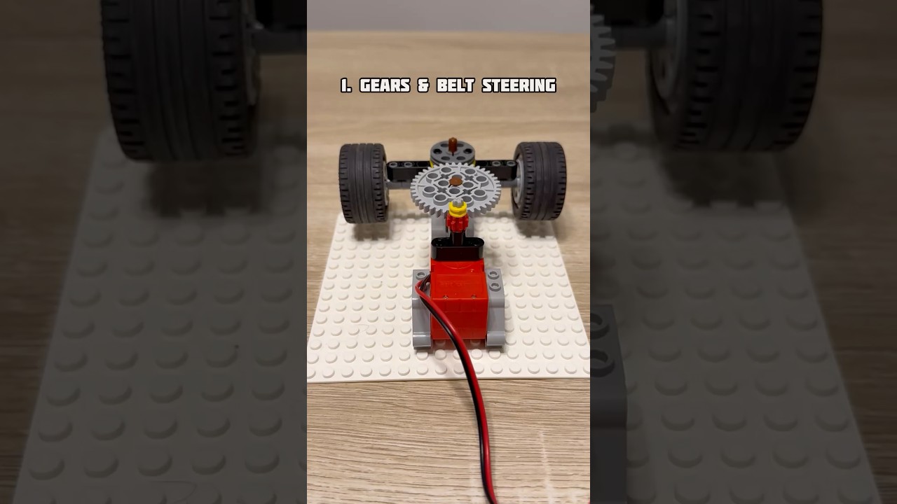3 Options for Truck 5th Wheel Steering System #lego #technic #legotechnic #truck