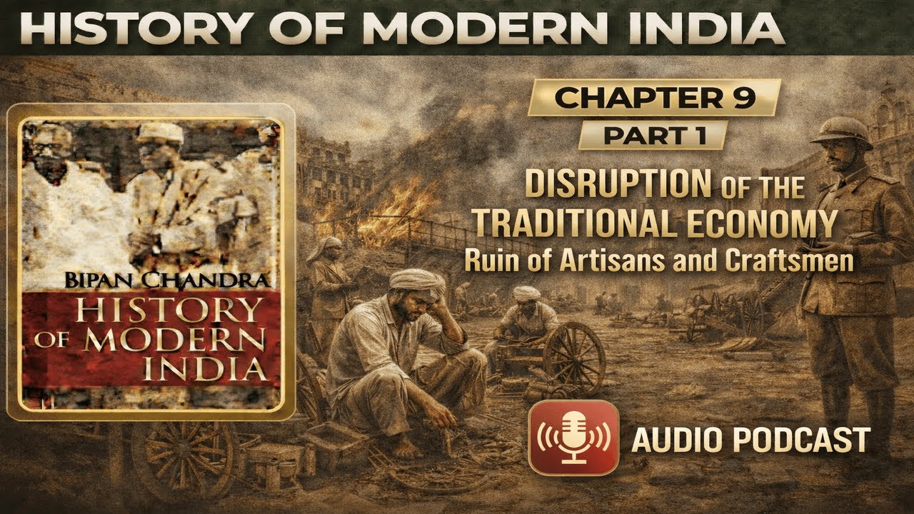 CH - 09 || PART - 01 || THE ECONOMIC IMPACT OF BRITISH RULE || BIPAN CHANDRA || 