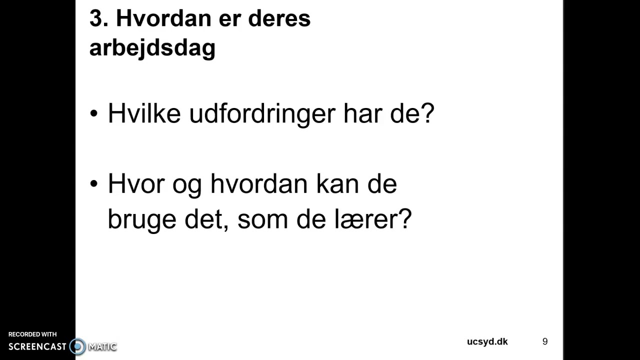 Målgruppeanalyse