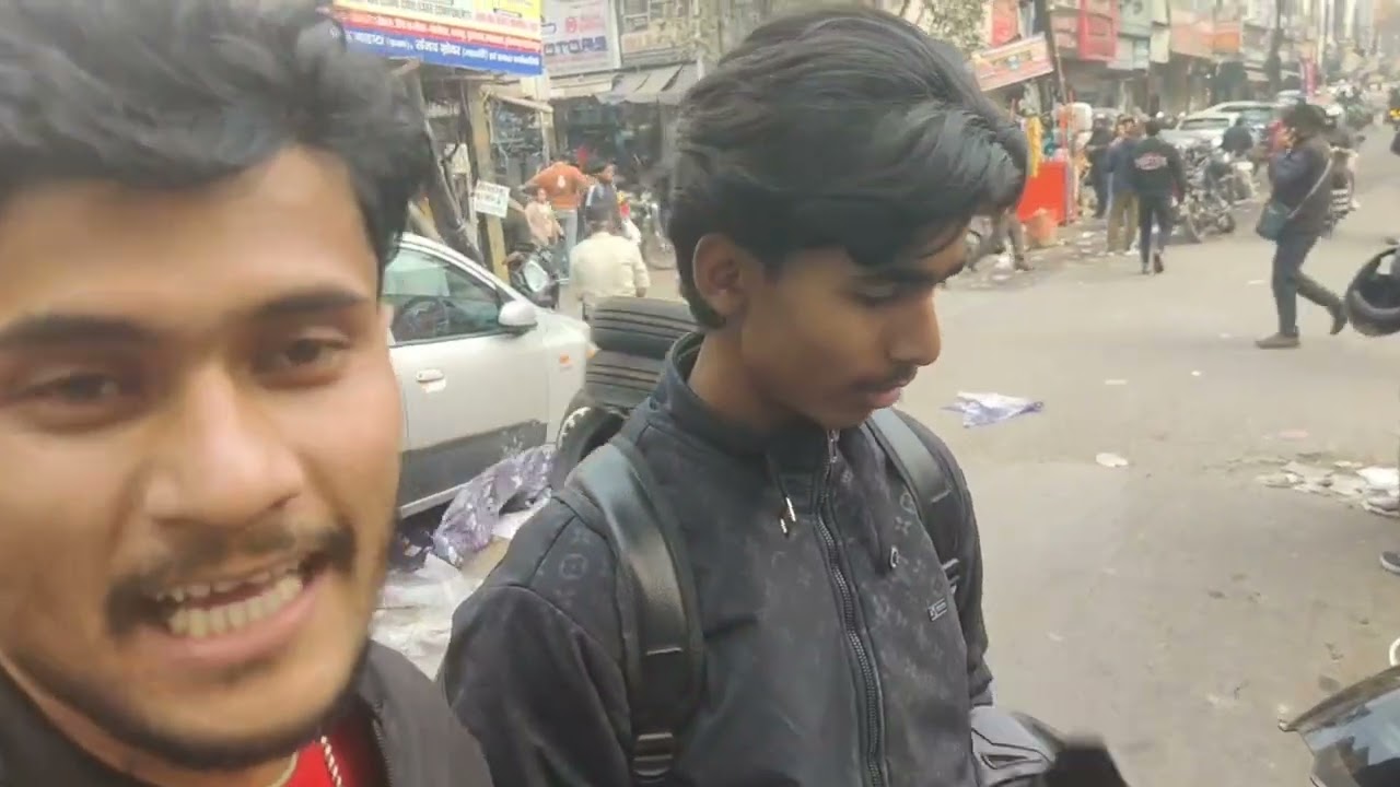 Going to Karol Bagh market acube Mart shop some modification in Panther