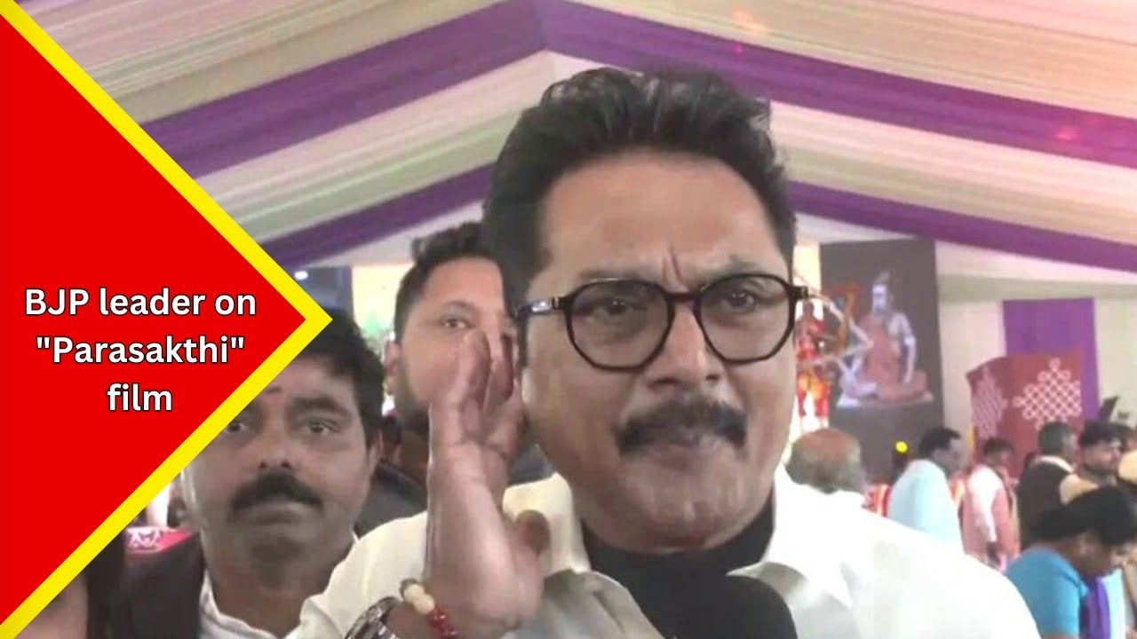 "You cannot politicize everything in this country": BJP Leader R Sarathkumar on Parasakthi film....