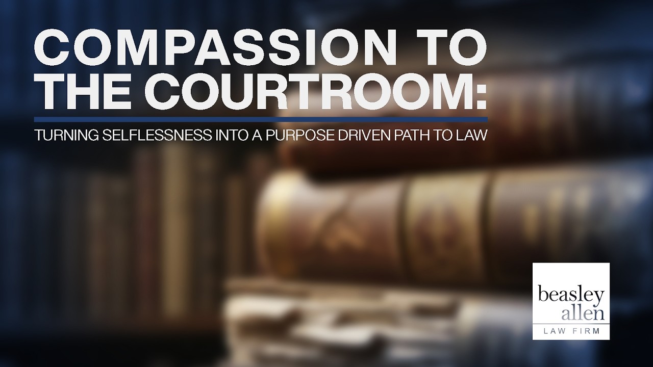 Compassion to the Courtroom: Turning Selflessness into a Purpose Driven Path to Law