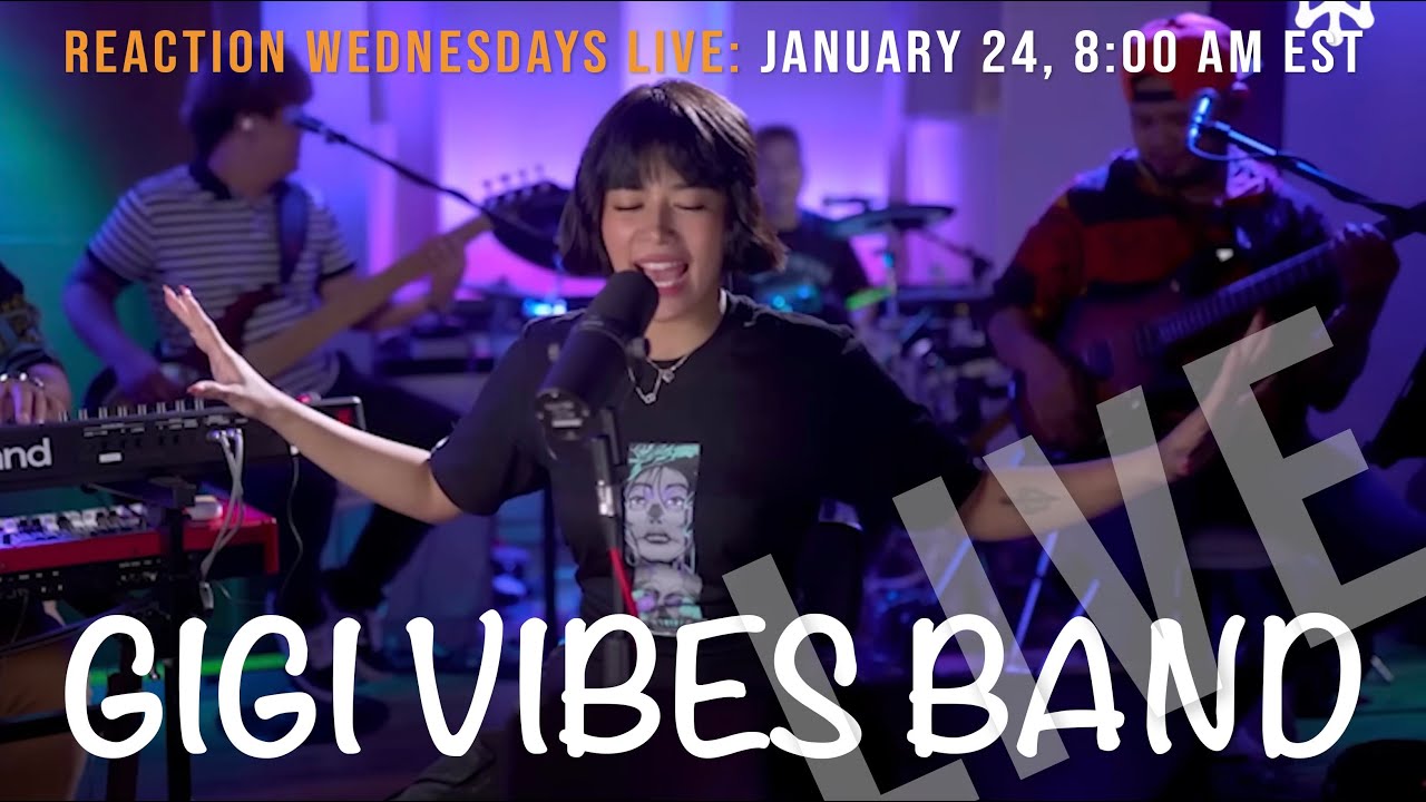 GIGI Vibes Band (Pt. 1) - AMAZING covers of Unholy, Fly Me To The Moon & Better Day | Reaction E01