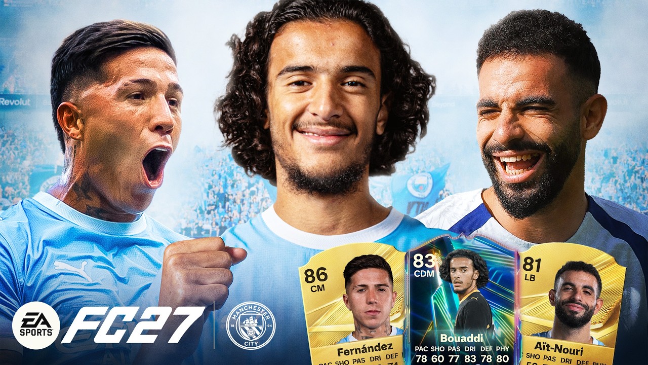 Man City players react to FC 27 ⚽️🎮 | Ratings & First Game!