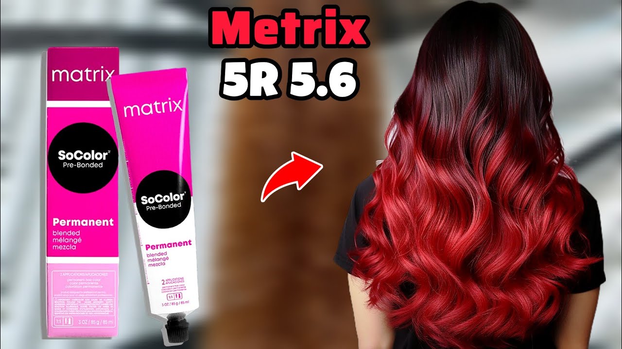 Matrix 5R Colour Hair Kaise Kre | Matrix 5.6 Red Hair Colour | Matrix Red Hair Colour Review