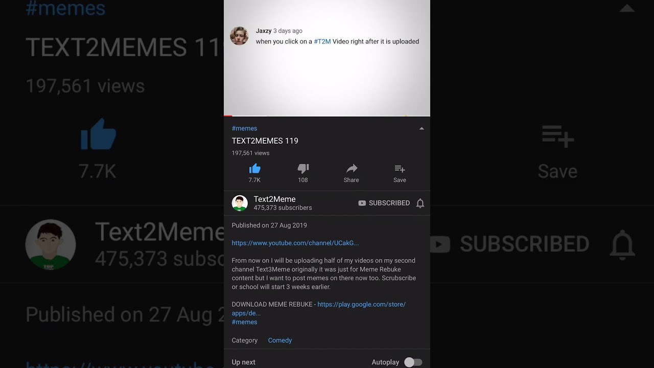 I got featured in Text2Meme&rsquo;s channel👌