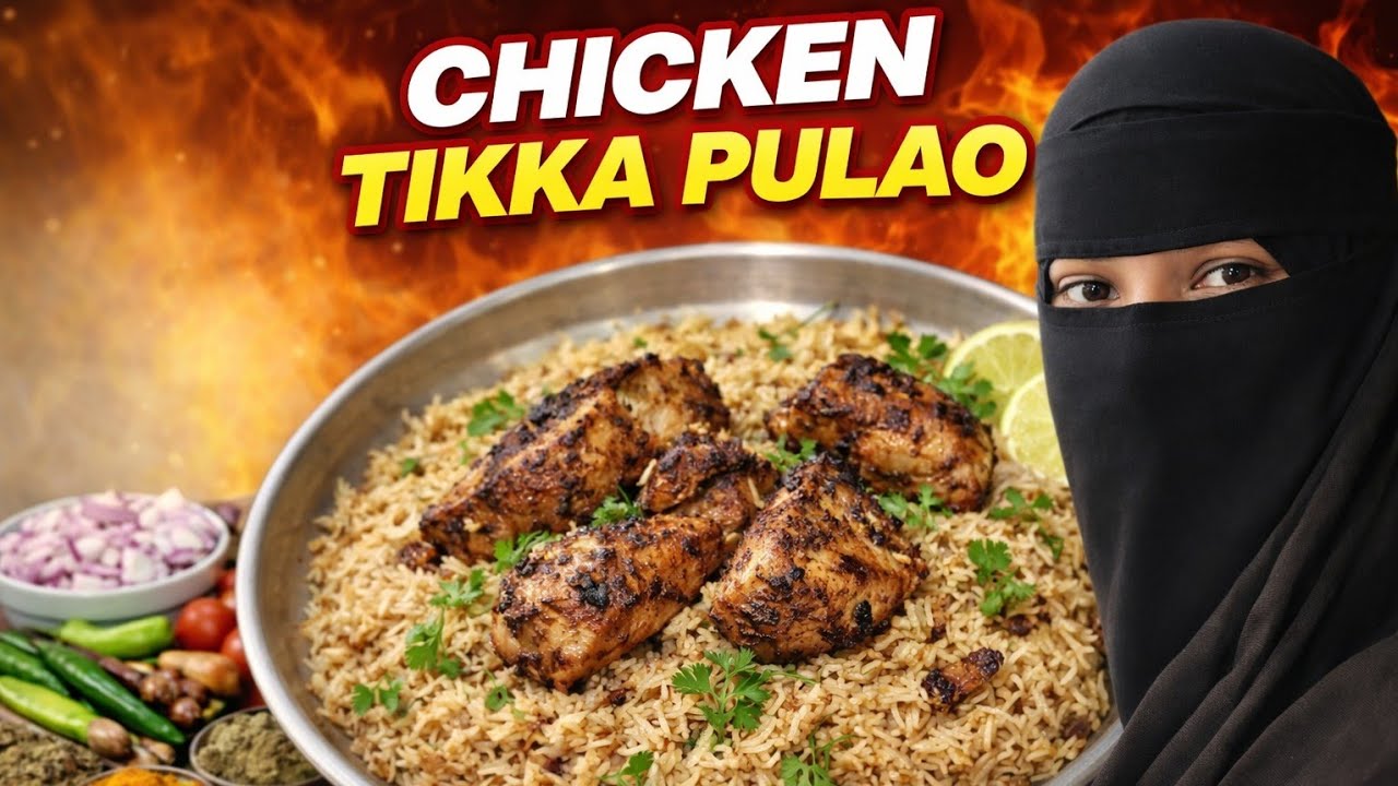 Smoky Chicken Tikka Pulao 🔥 | Easy & Tasty 😍 (@Muskanvlogs64 )