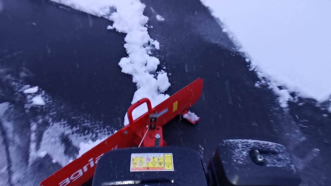 Schneeräumen mit der Agria 2200 Hydro