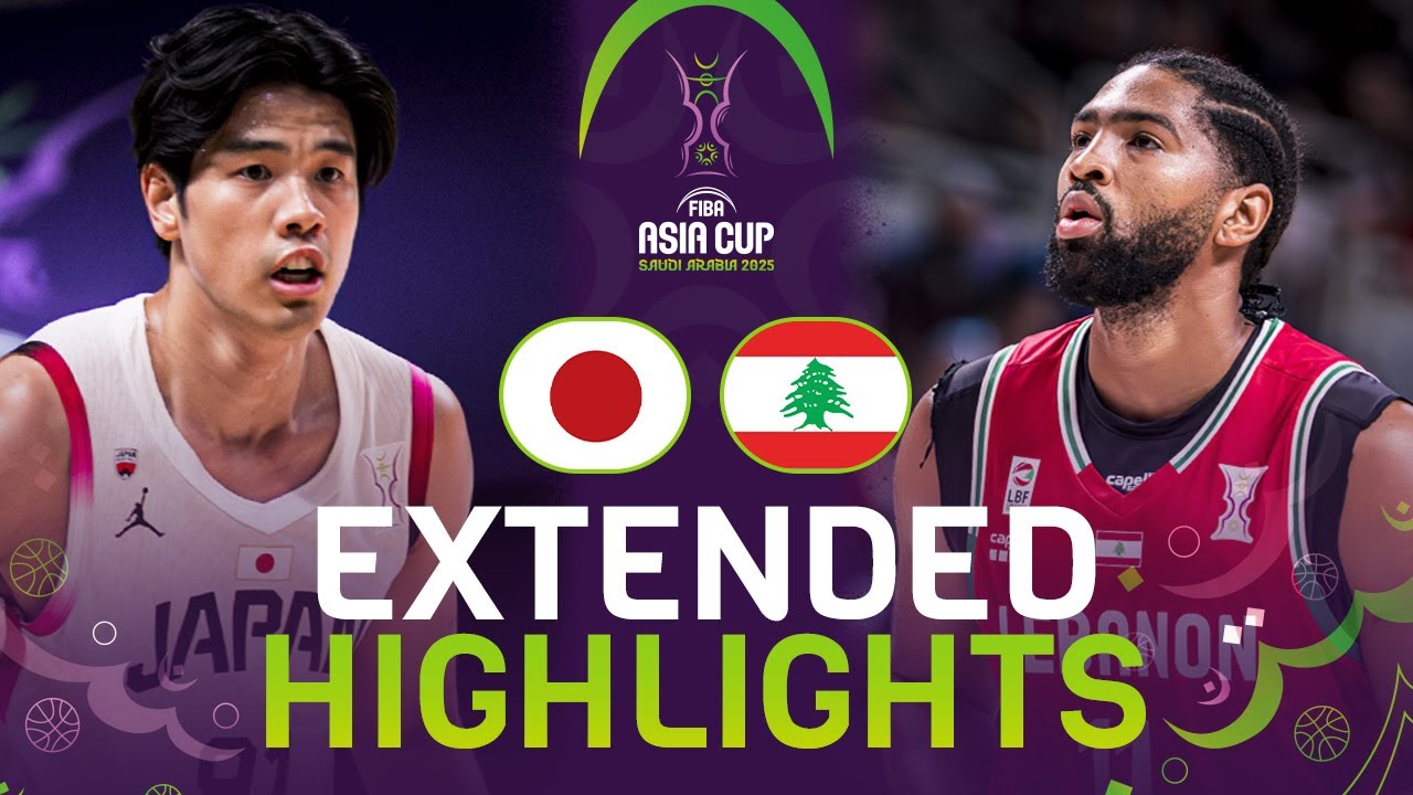 Japan 🇯🇵 vs Lebanon 🇱🇧 | Extended Highlights | FIBA Asia Cup 2025
