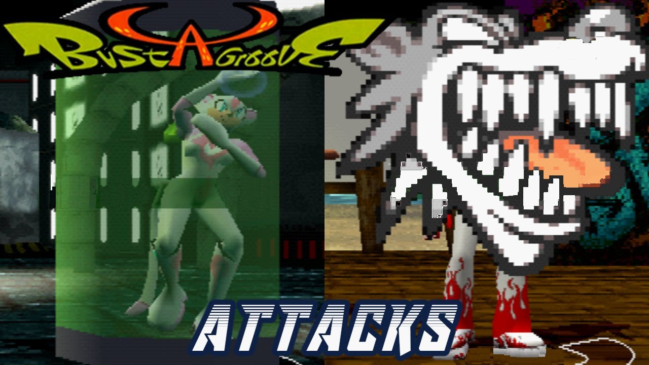 Bust a Groove - All Characters' Attacks
