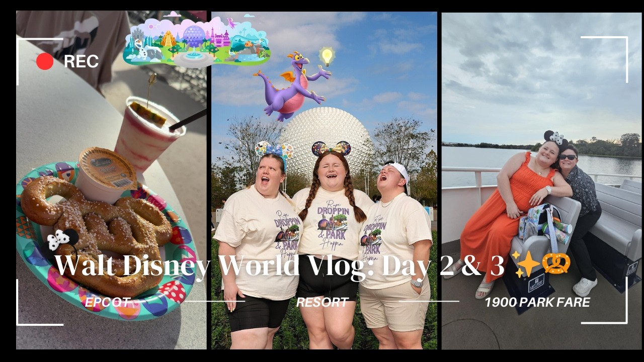 ✨ DISNEY DAY 2/3 🐭: EPCOT  | LIVING WITH THE LAND 🌱 | GRAND FLO BDAY DINNER👑🍽️