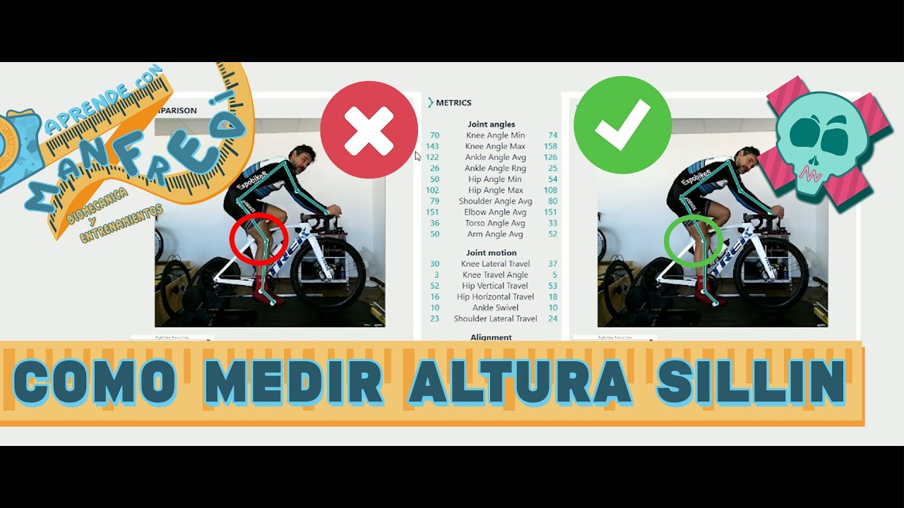 COMO MEDIR CORRECTAMENTE LA ALTURA DEL SILLIN [APRENDE CON MANFREDI]