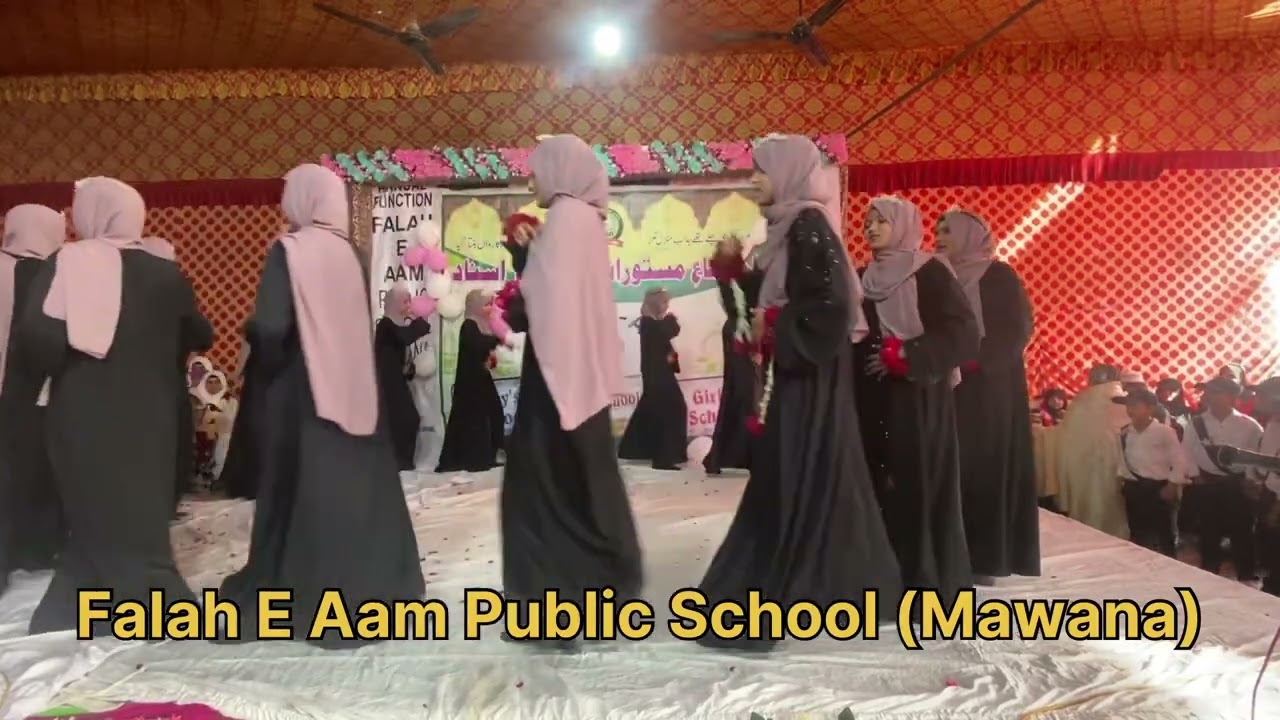 “A beautiful Arabic naat performance by our students.”