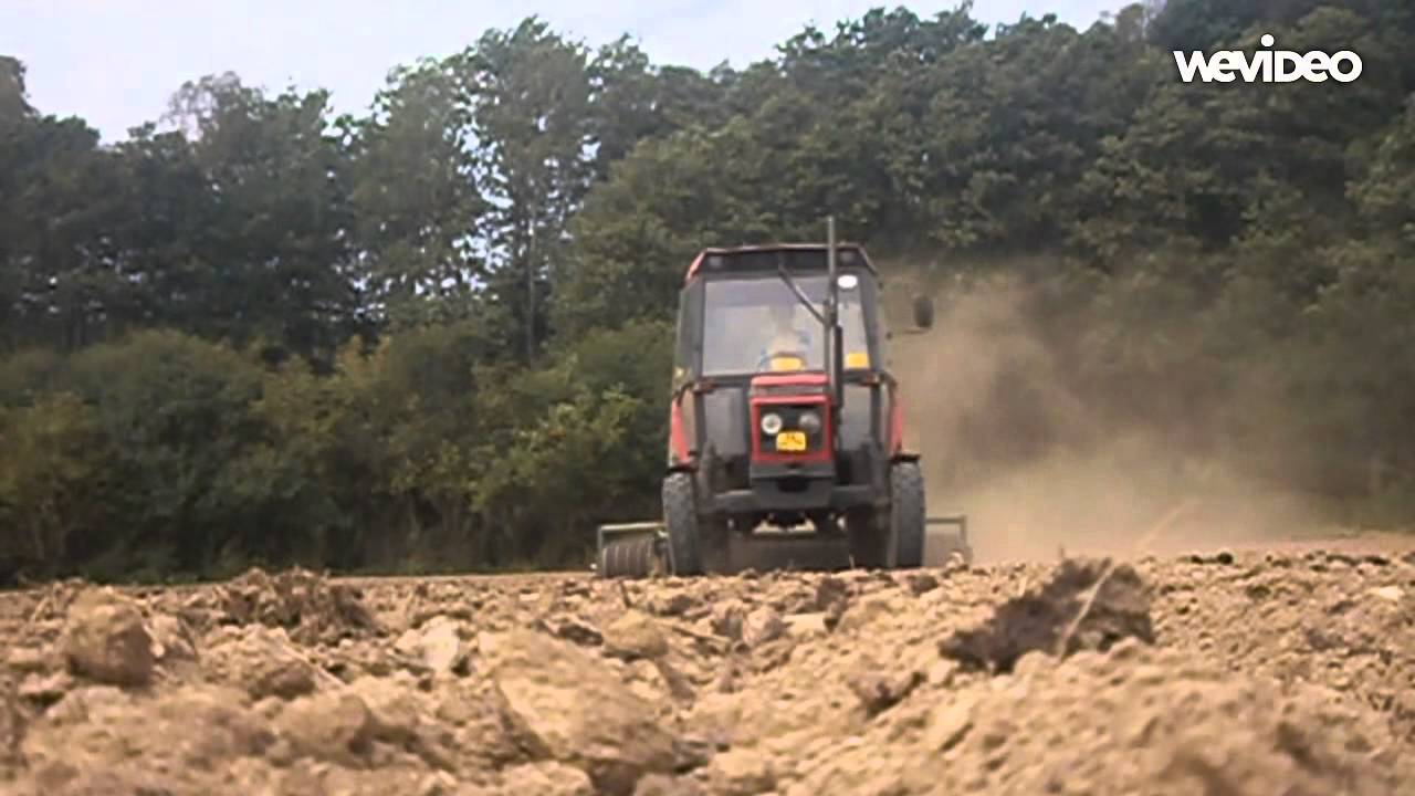 Zetor 7211 + Cambridge /Válení řepky